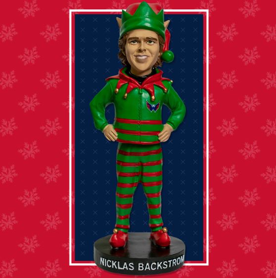 Nicklas Backstrom (Elf) bobblehead