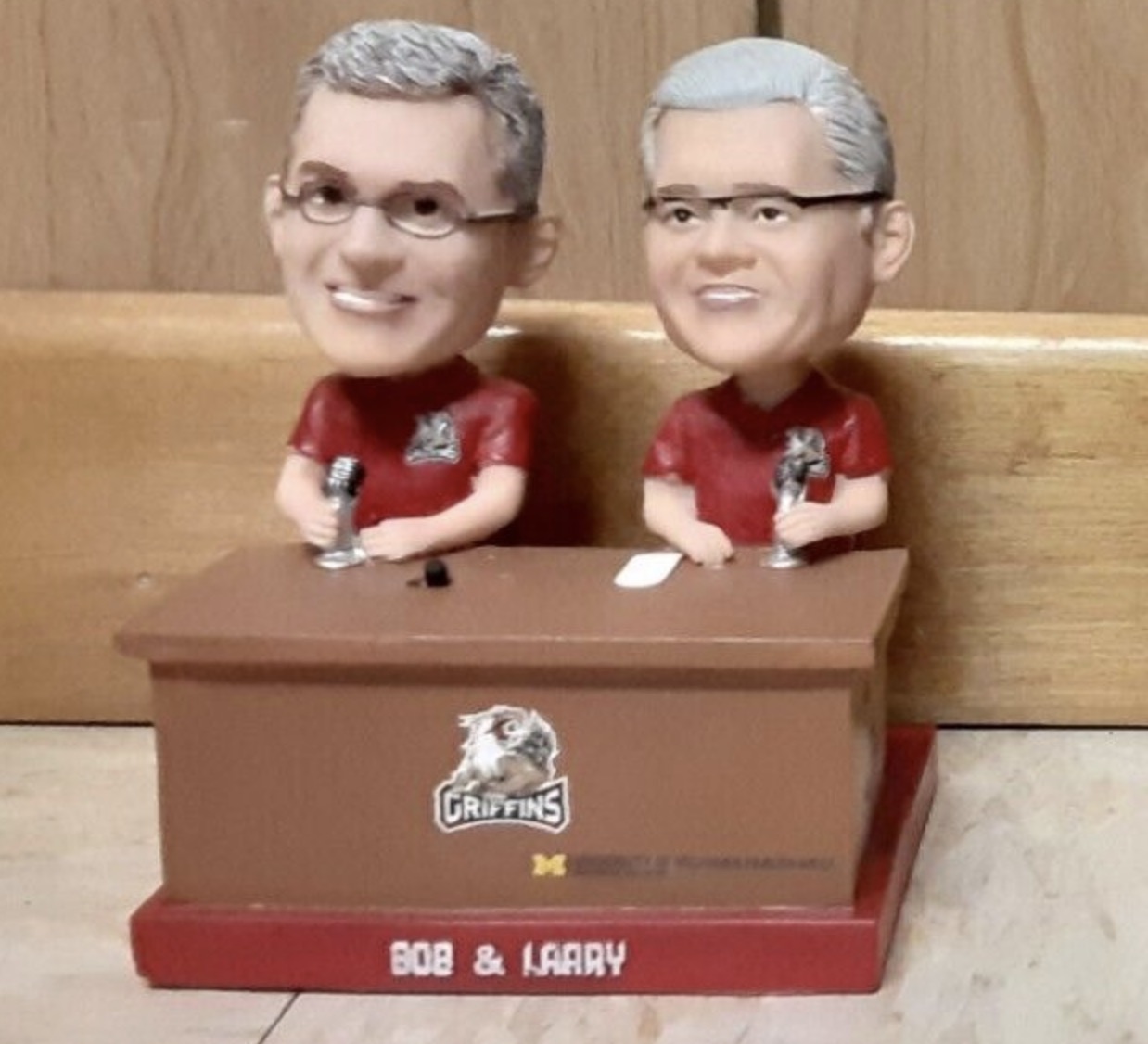 Bob Kaser & Larry Figurski bobblehead