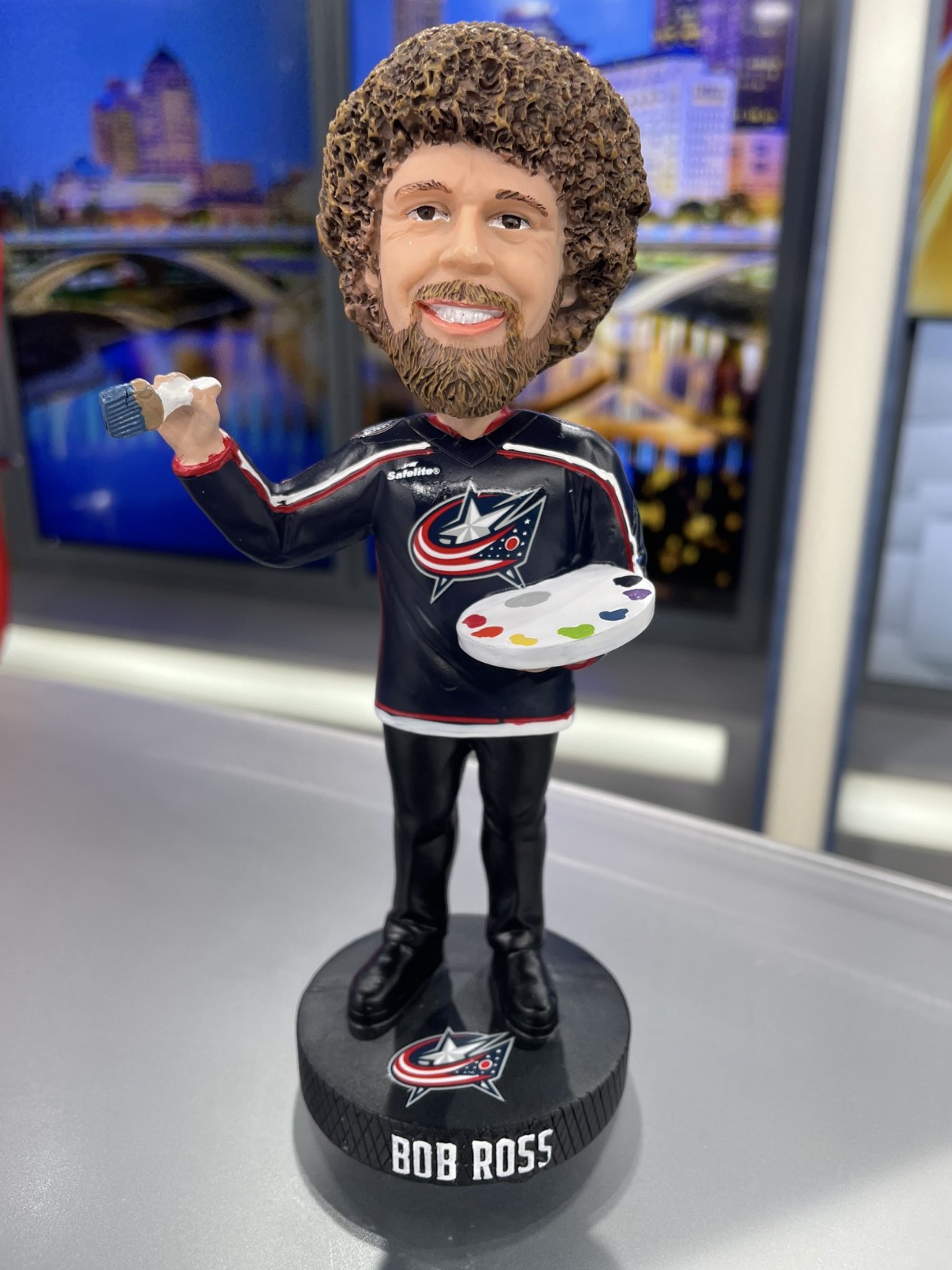 Bob Ross bobblehead