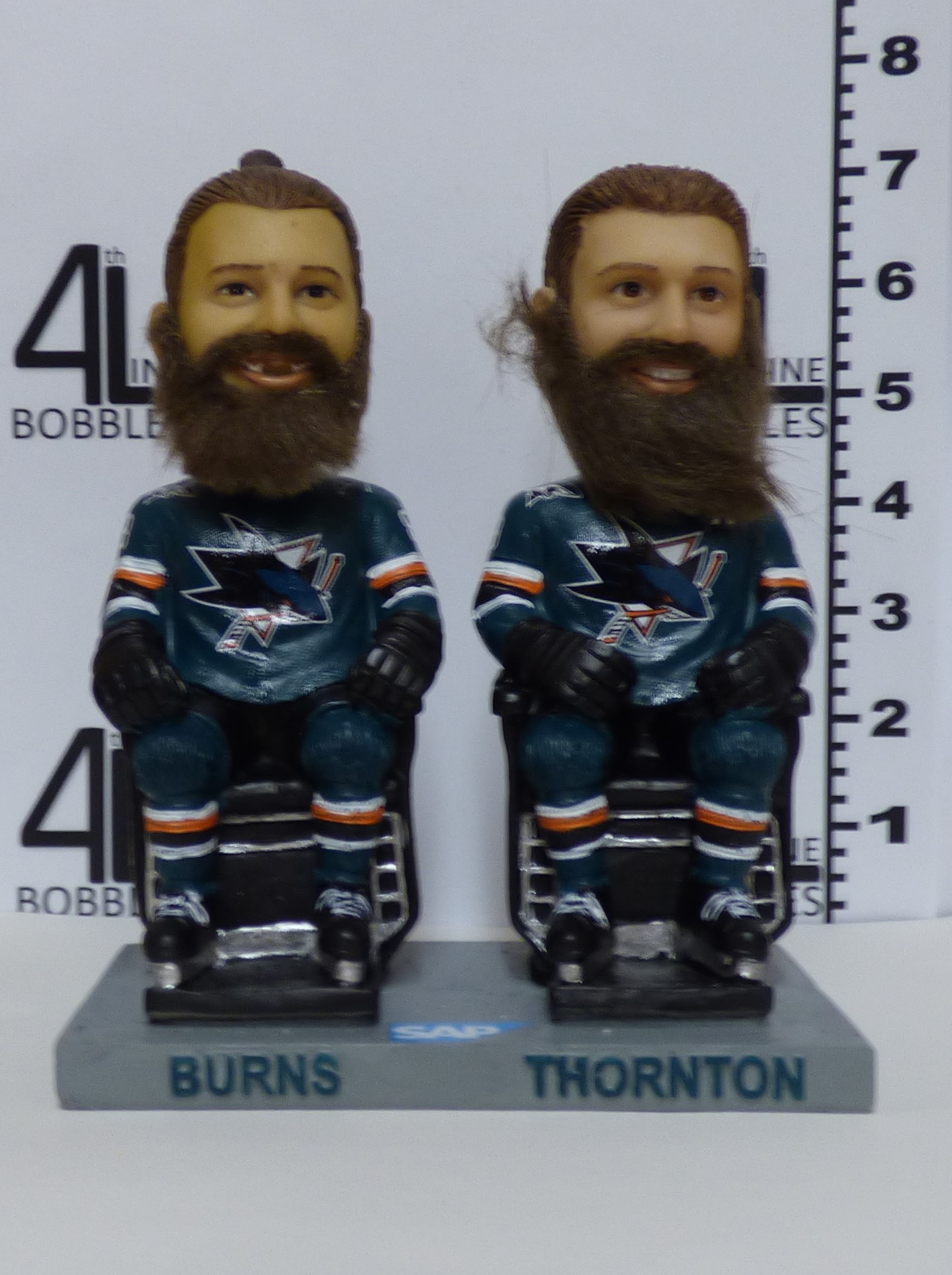 Brent Burns & Joe Thornton bobblehead