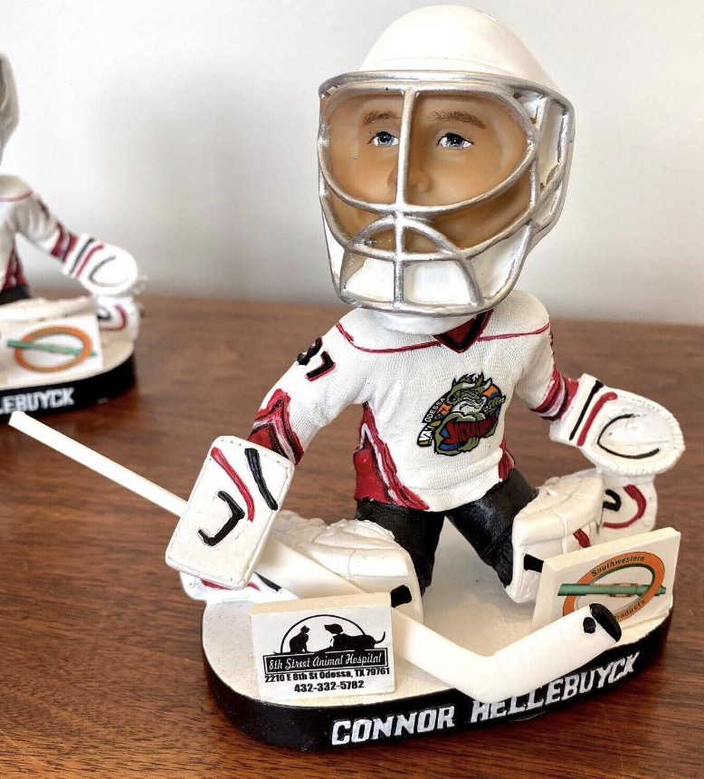 Connor Hellebuyck bobblehead