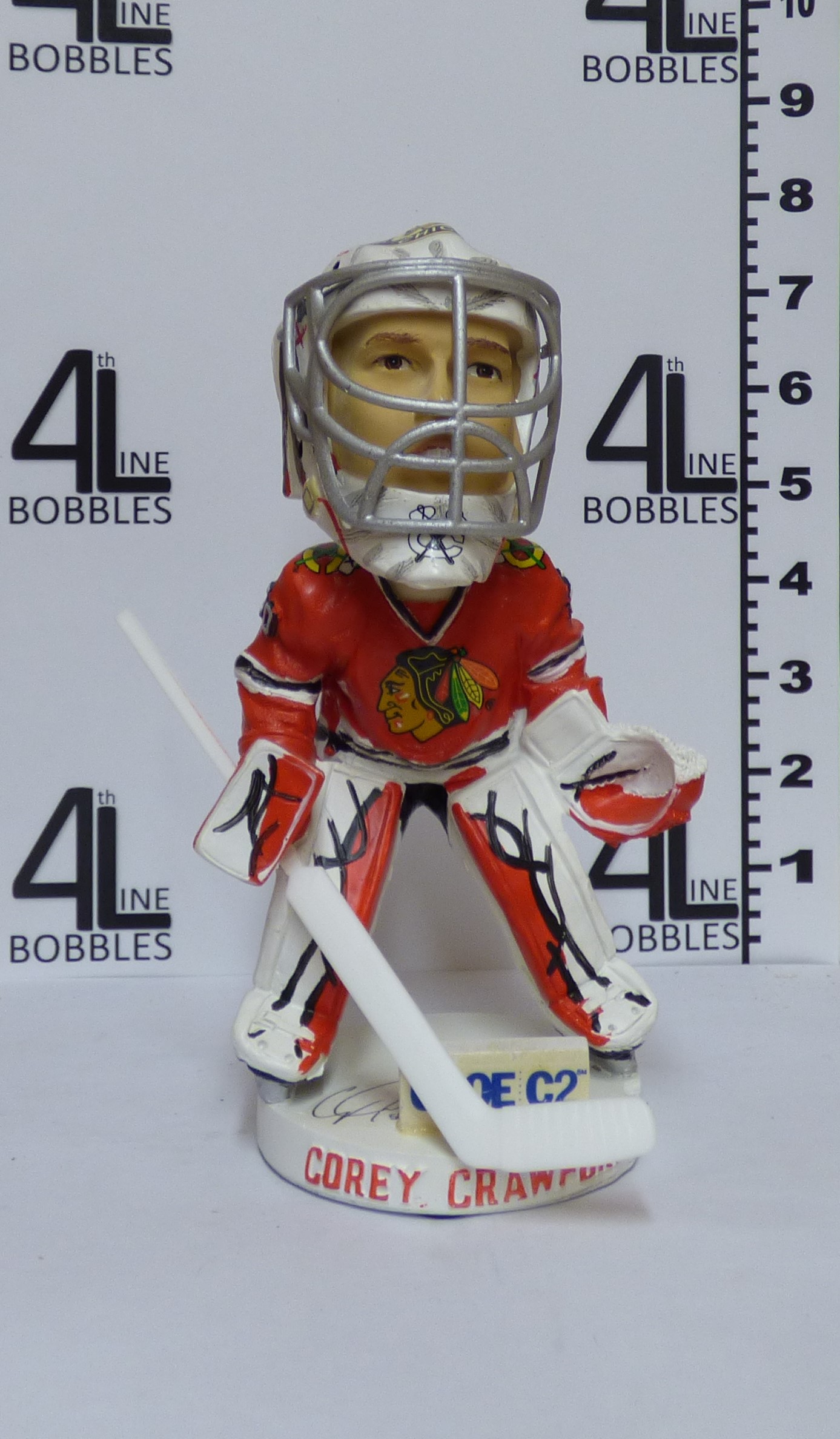 NHL Hockey Blackhawks 6 Inch Static Figure Deluxe PVC - Corey Crawford