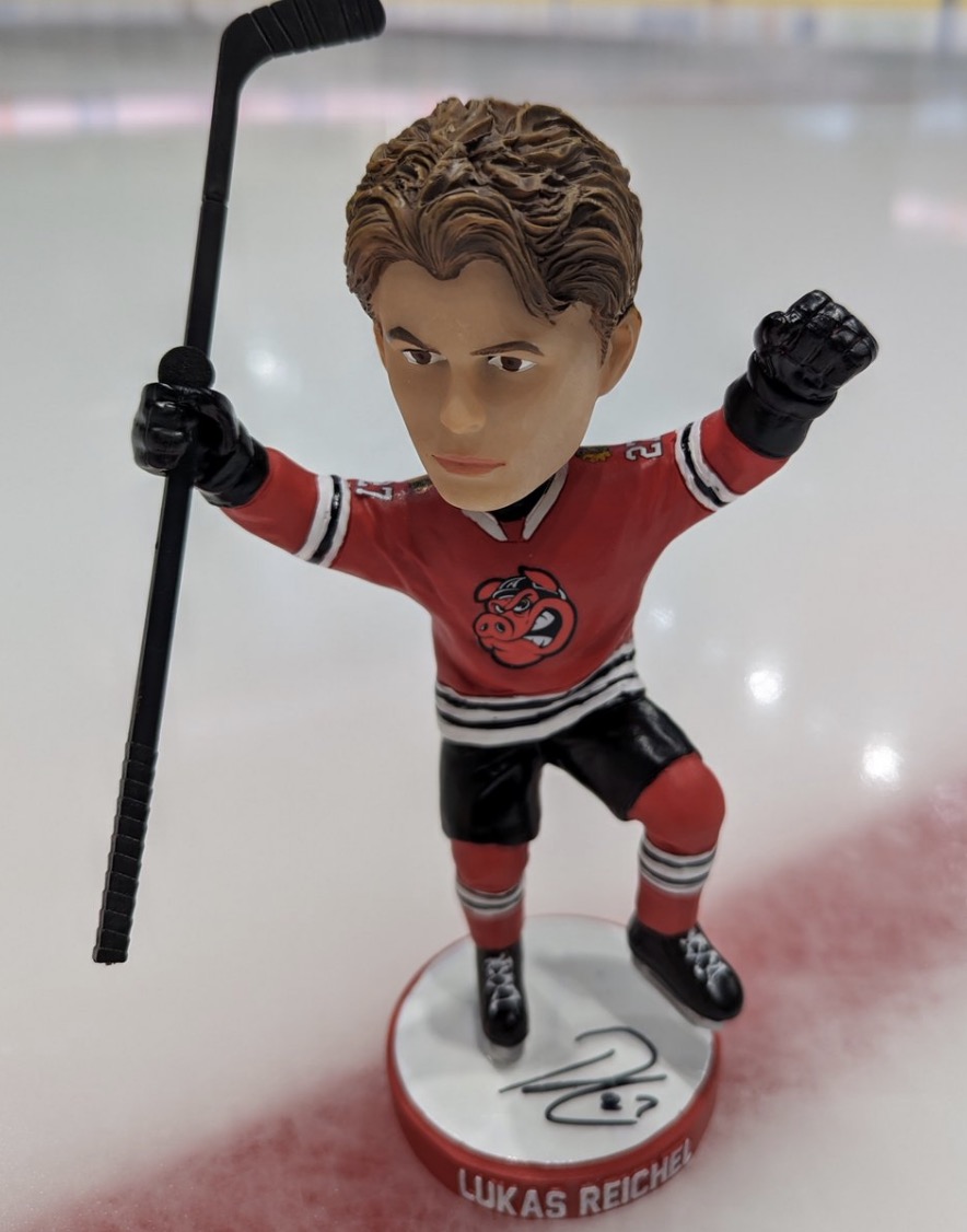 Lukas Reichel bobblehead