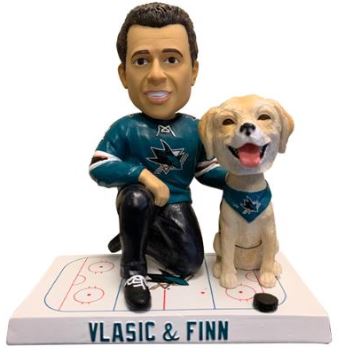 Marc-Edouard Vlasic & Finn bobblehead