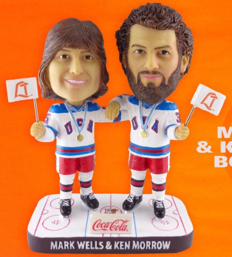 Mark Wells & Ken Morrow bobblehead