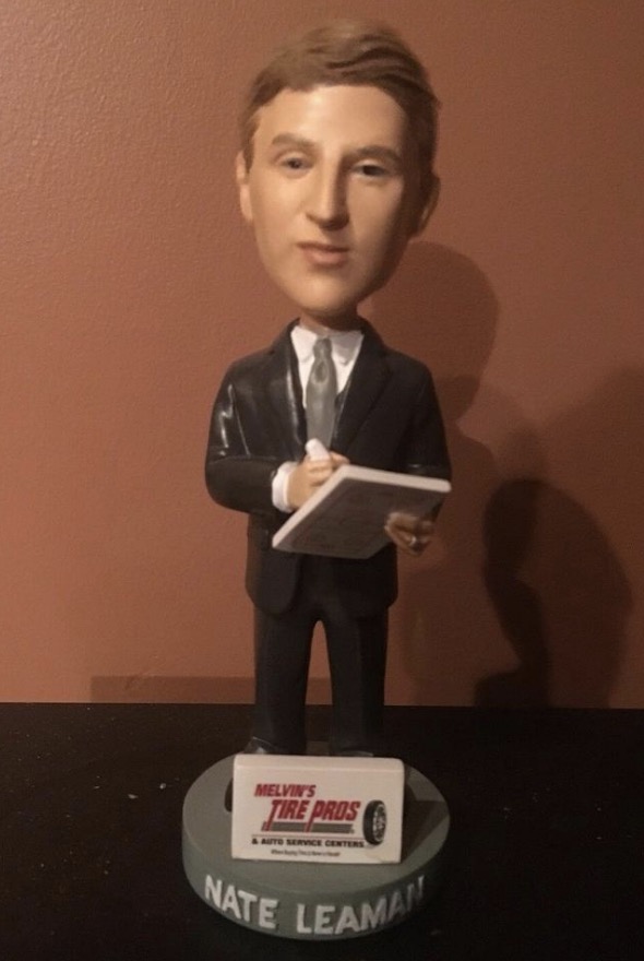 Nate Leaman bobblehead