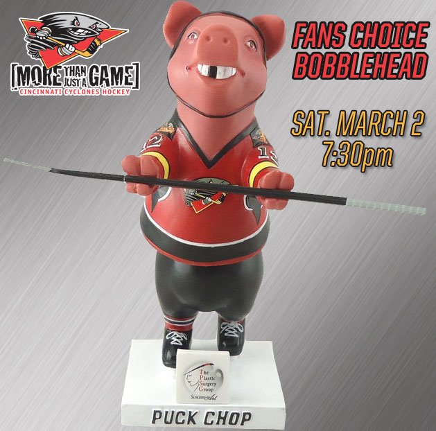 Puck Chop bobblehead