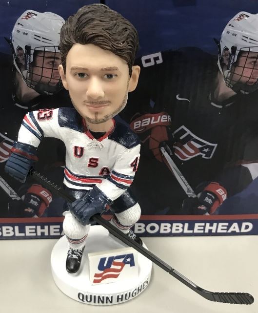 Quinn Hughes bobblehead