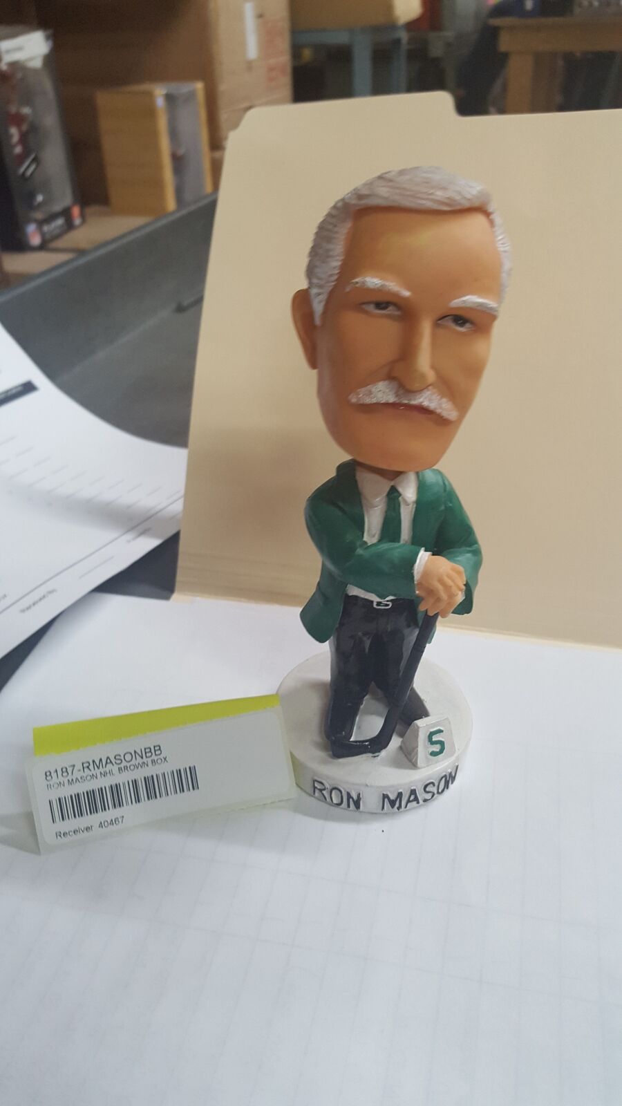 Ron Mason bobblehead