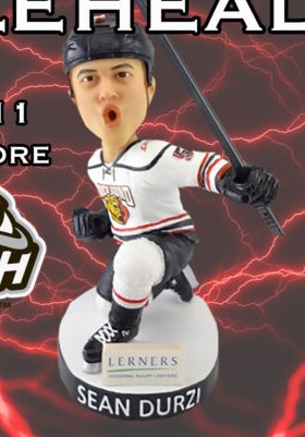 Sean Durzi bobblehead