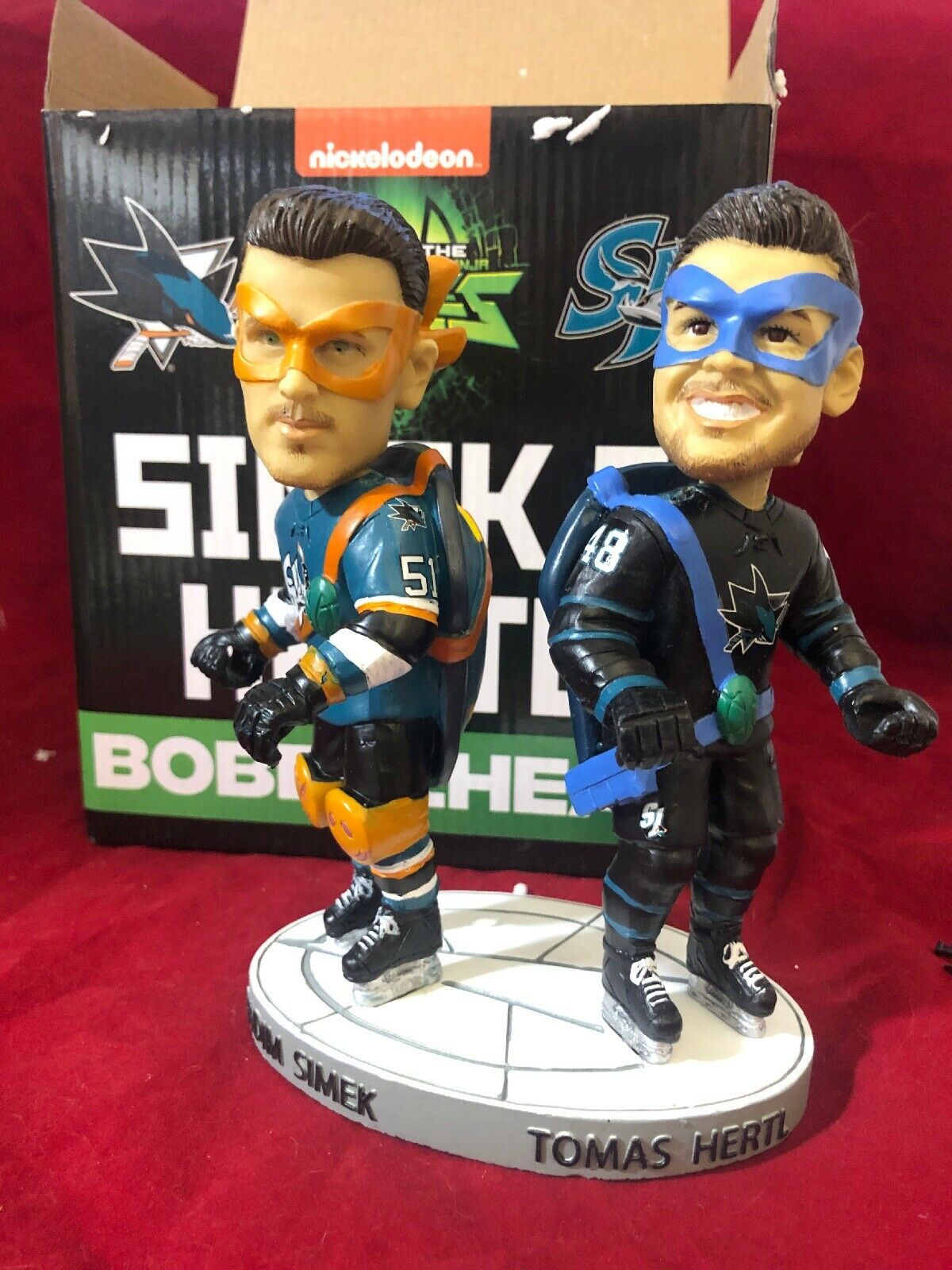 Tomas Hertl & Radim Simek bobblehead